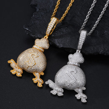 Ants Carrying Money Pendant