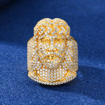 3D Jesus Head Ring
