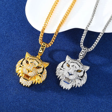 3D Tiger Head Pendant