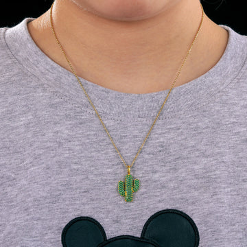 Cactus Charm Pendant