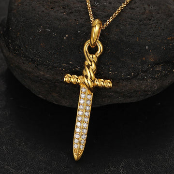 Moissanite Cross Pendant
