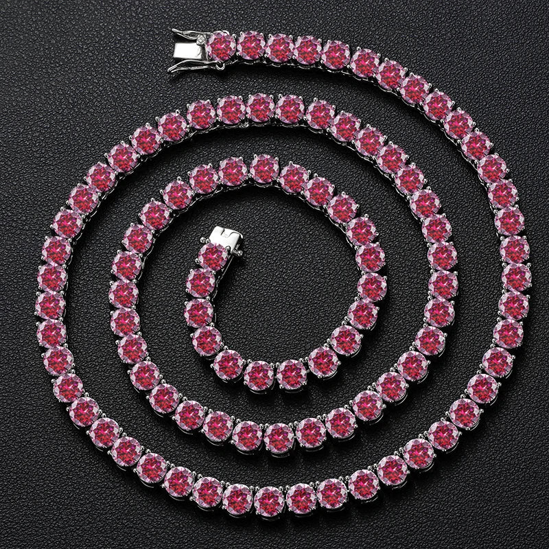 Fashion Women Jewelry 925 Sterling Silver Iced Out Lab Created