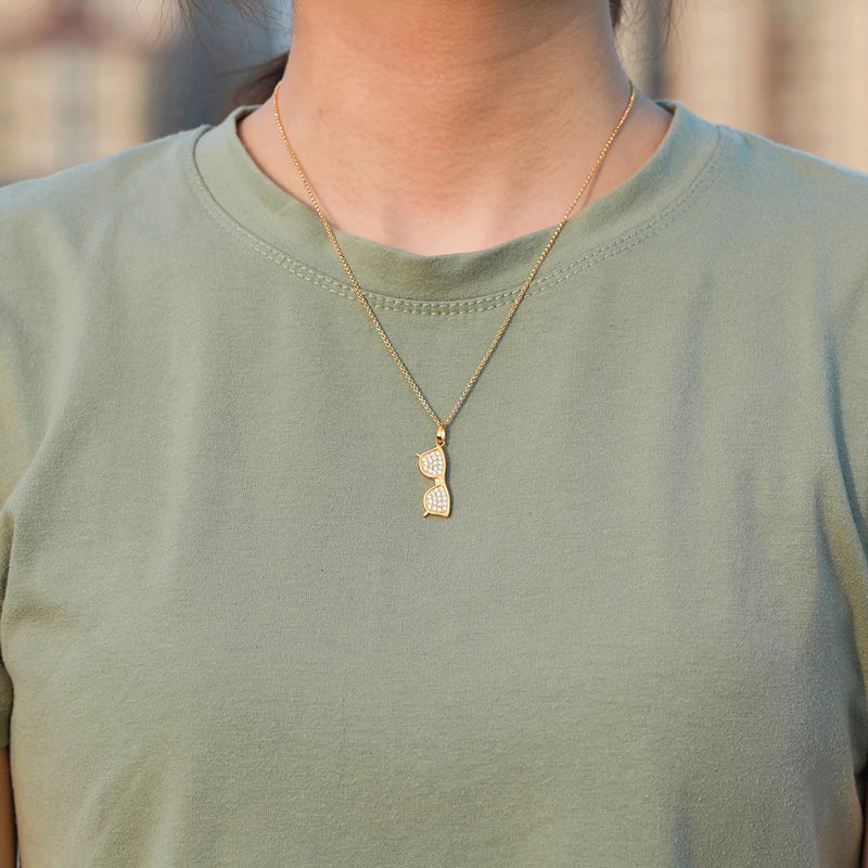 Sunglasses Pendant Necklace