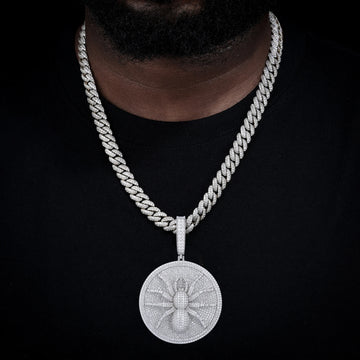 3D Spider Pendant Necklace