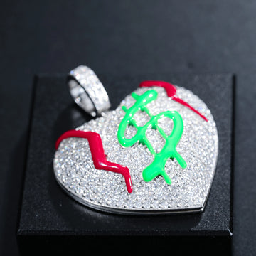 Glow in the Dark Heart Pendant