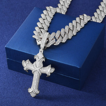 Bat Wing Cross Pendant