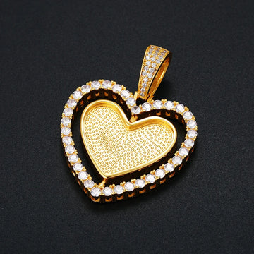 Double-Sided Heart Pendant