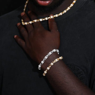 Hip Hop Rapper Hot Style Jewelry 7mm 925 Sterling Silver