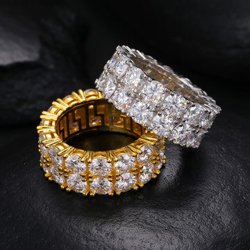 VVS Moissanite Wedding Band Ring
