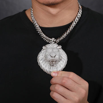 Big Lion Pendant Necklace