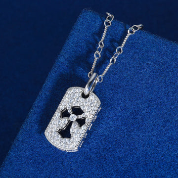 Geometric Square Pendant
