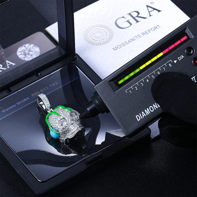 Glow in the Dark Skull Pendant