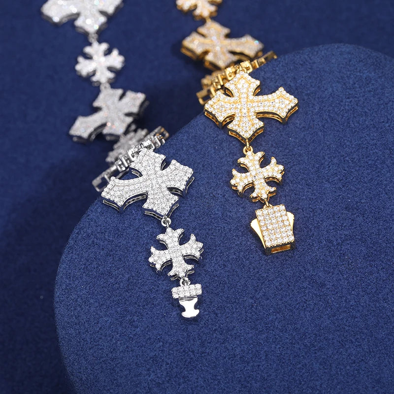 925 Sterling Silver Micro Pave Hip Hop Iced Out Jewelry
