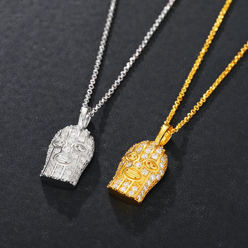 Mask Pendant Necklace