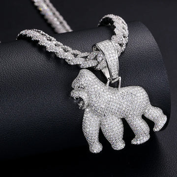 Gorilla Pendant Necklace