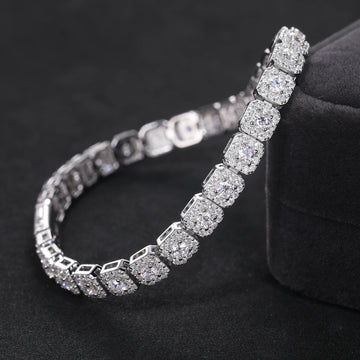 Exquisite VVS Moissanite High Quality White Gold Color Waterproof