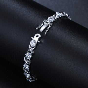 Moissanite Tennis Bracelet Exquisite Vvs Diamond Classic Jewelry Bracelet