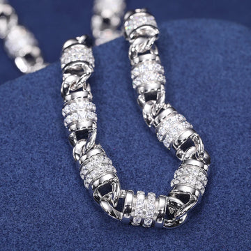 New Arrival High Quality Rapper Jewelry Rock Men 925 Sterling Silver