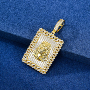Jesus Dog Tag Pendant