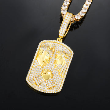 Jesus Dog Tag Pendant