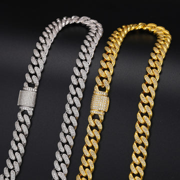 12mm Miami Cuban Link Chain